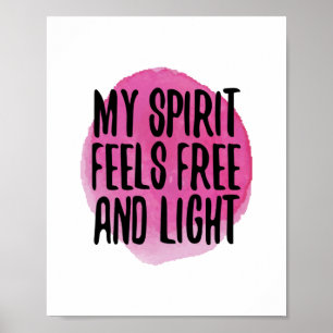 Selbstliebe Inspiration für Lebensakzeptanz Poster
