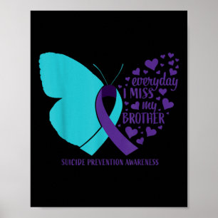Selbstmord Bewusstsein Bruder Schmetterling Liebe Poster