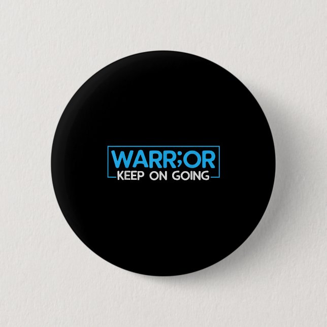 Selbstmord Bewusstsein Depression Angst Psychische Button (Vorderseite)