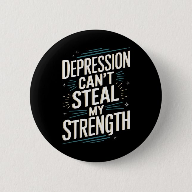 Selbstmord Bewusstsein Depression Angst Psychische Button (Vorderseite)