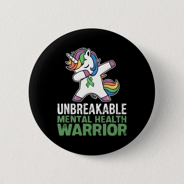 Selbstmord Bewusstsein Depression Angst Psychische Button (Vorderseite)