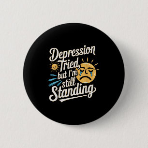 Selbstmord Bewusstsein Depression Angst Psychische Button