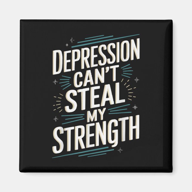 Selbstmord Bewusstsein Depression Angst Psychische Magnet (Vorne)