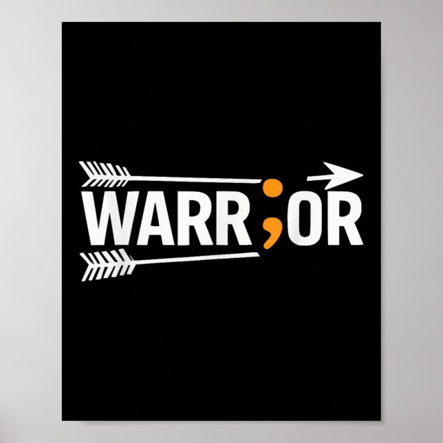 Selbstmord Bewusstsein Depression Angst Psychische Poster (Vorne)