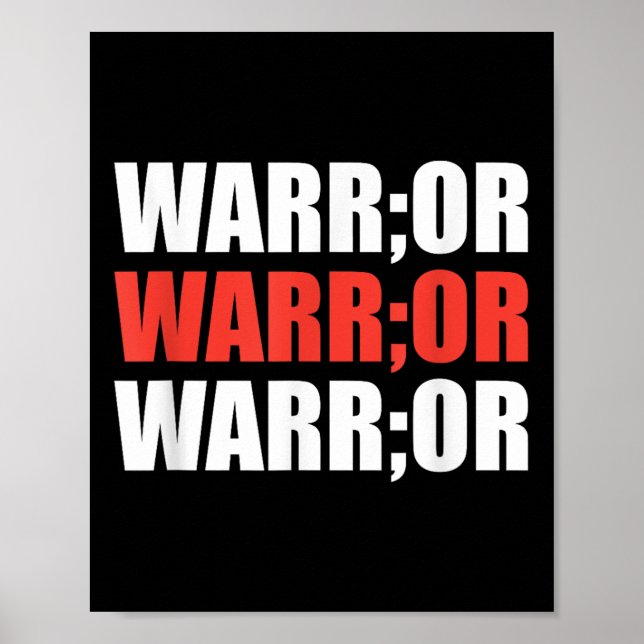Selbstmord Bewusstsein Depression Angst Psychische Poster (Vorne)