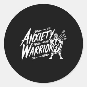 Selbstmord Bewusstsein Depression Angst Psychische Runder Aufkleber