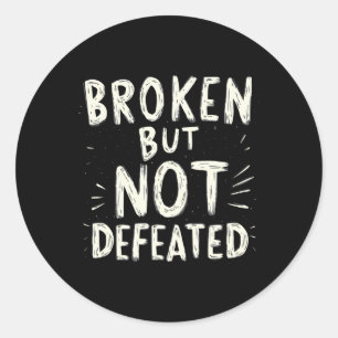 Selbstmord Bewusstsein Depression Angst Psychische Runder Aufkleber