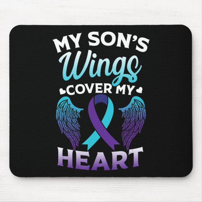 Selbstmord Bewusstsein Gedächtnis der Son Wings Co Mousepad (Vorne)