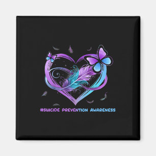 Selbstmord Bewusstsein Wings Angel Ribbon, Suizid Magnet