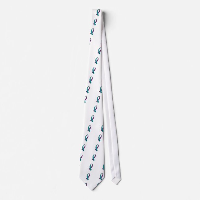 Selbstmord-Bewusstseins-Band Krawatte (Vorderseite)