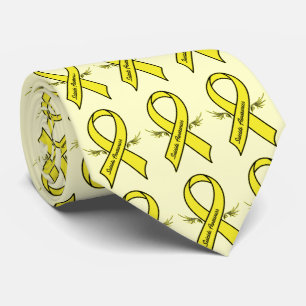 Selbstmord-Bewusstseins-Band mit Flügeln Krawatte