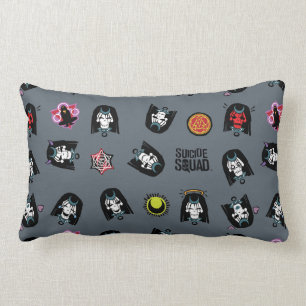 Selbstmord-Gruppe  Enchantress Emoji Muster Lendenkissen