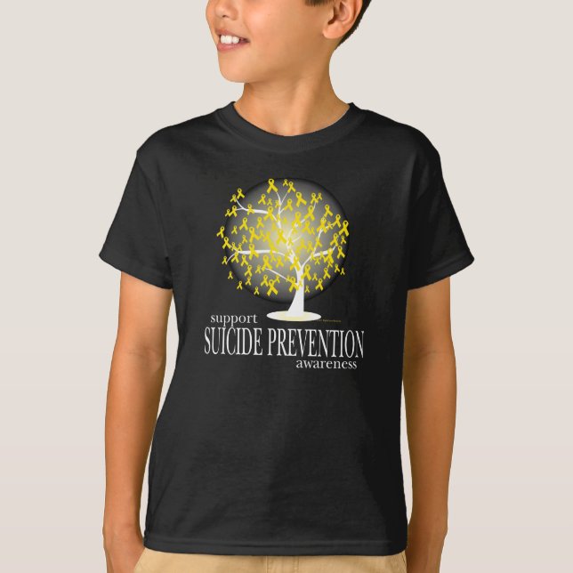 Selbstmord-Verhinderungs-Baum T-Shirt (Vorderseite)