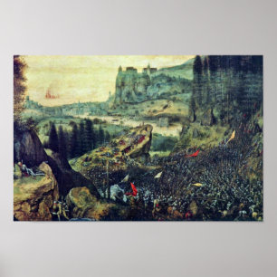 Selbstmord von Saul durch Bruegel D. Ä. Pieter Poster