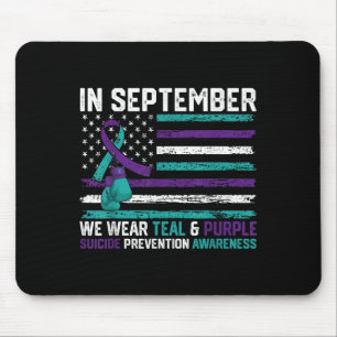 Selbstmordbewusstsein 2024 Im September tragen wir Mousepad