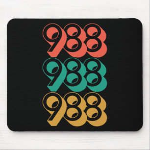 Selbstmordbewusstsein - 988 - Suizidprävention 988 Mousepad