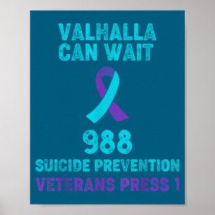 Selbstmordbewusstsein bei Veteranen - 988 - Selbst Poster