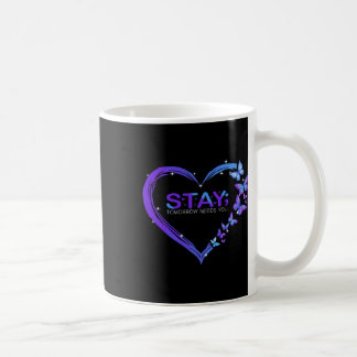 Selbstmordbewusstsein Bleibe Morgen braucht Schmet Kaffeetasse