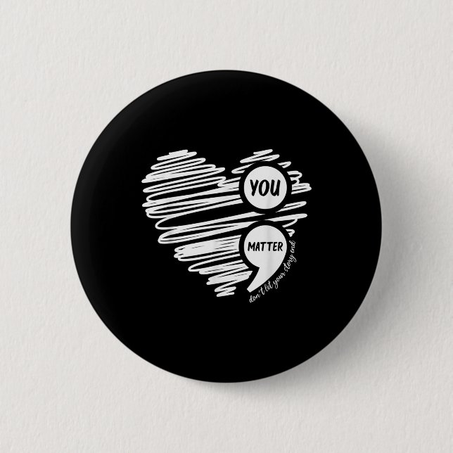 Selbstmordbewusstsein, das du nicht Lasse Button (Vorderseite)