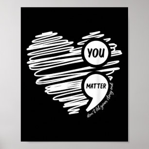 Selbstmordbewusstsein, das du nicht Lasse Poster