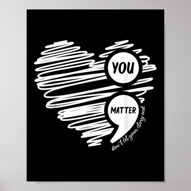 Selbstmordbewusstsein, das du nicht Lasse Poster (Vorne)