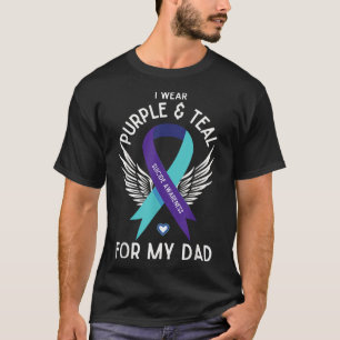 Selbstmordbewusstsein, das ich für meinen Tag Aqua T-Shirt