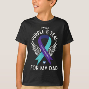 Selbstmordbewusstsein, das ich für meinen Tag Aqua T-Shirt