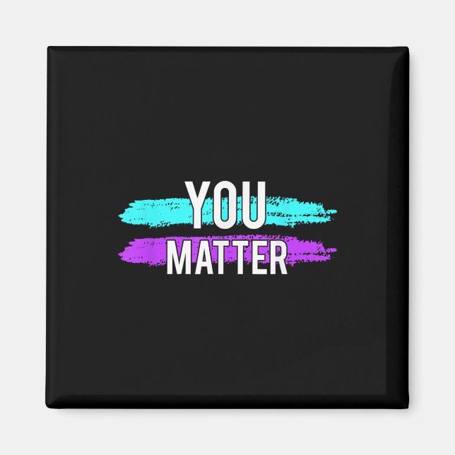 Selbstmordbewusstsein, das Sie Geschenke für die p Magnet (Vorne)