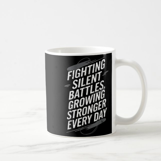 Selbstmordbewusstsein Depression Angst Geistesgesu Kaffeetasse (Rechts)