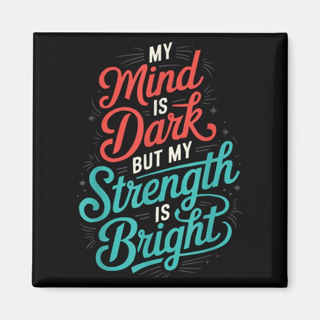 Selbstmordbewusstsein Depression Angst Geistesgesu Magnet (Vorne)