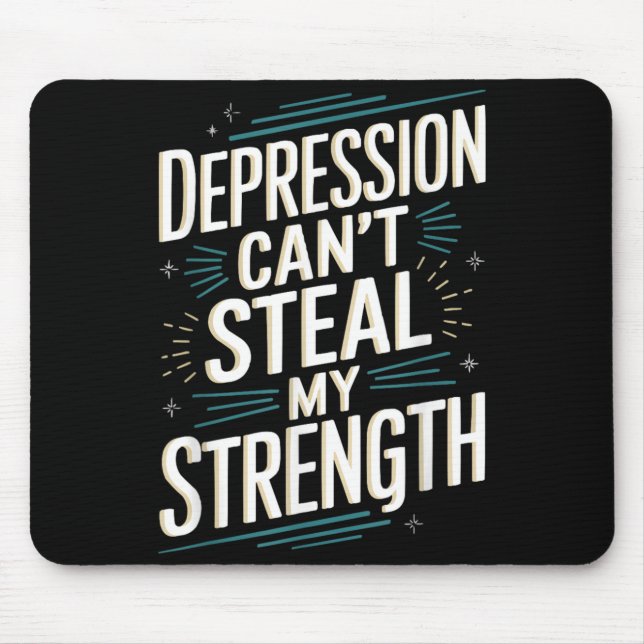 Selbstmordbewusstsein Depression Angst Geistesgesu Mousepad (Vorne)