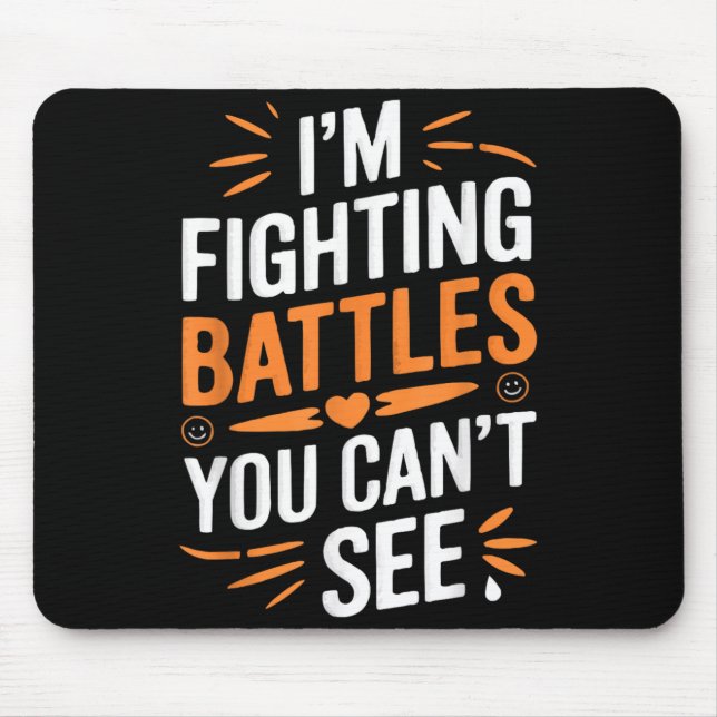 Selbstmordbewusstsein Depression Angst Geistesgesu Mousepad (Vorne)