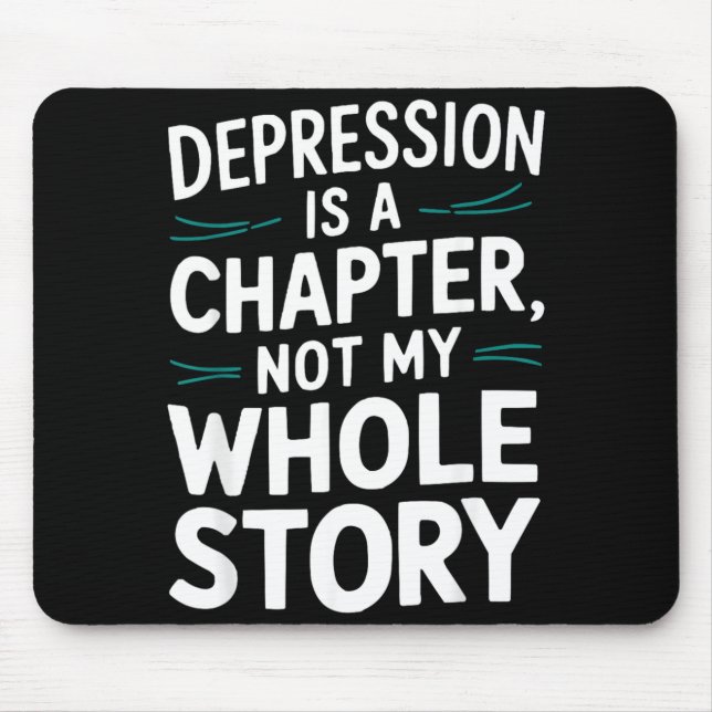 Selbstmordbewusstsein Depression Angst Geistesgesu Mousepad (Vorne)