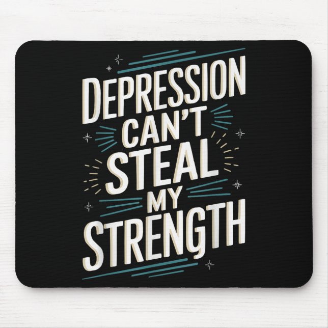 Selbstmordbewusstsein Depression Angst Geistesgesu Mousepad (Vorne)