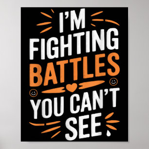 Selbstmordbewusstsein Depression Angst Geistesgesu Poster