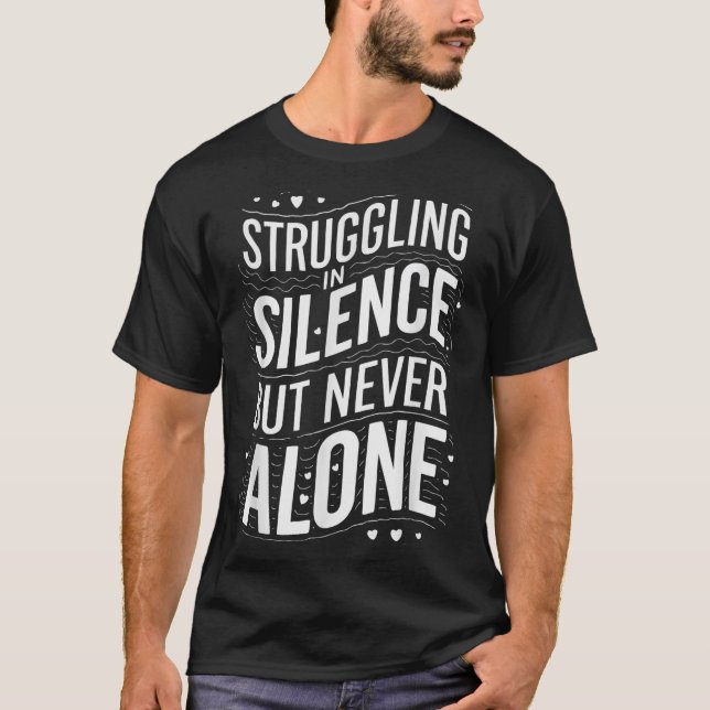 Selbstmordbewusstsein Depression Angst Geistesgesu T-Shirt (Vorderseite)