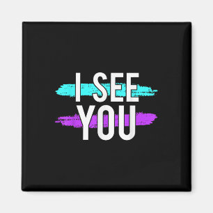 Selbstmordbewusstsein Design Geschenk sehe ich Sie Magnet