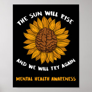 Selbstmordbewusstsein gibt Prävention psychischer  Poster