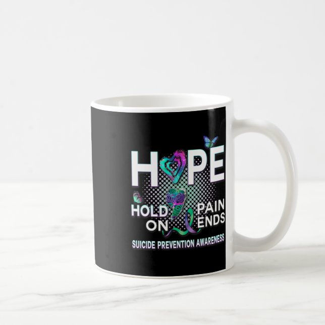 Selbstmordbewusstsein Hoffnung Akronym Halten an S Kaffeetasse (Rechts)