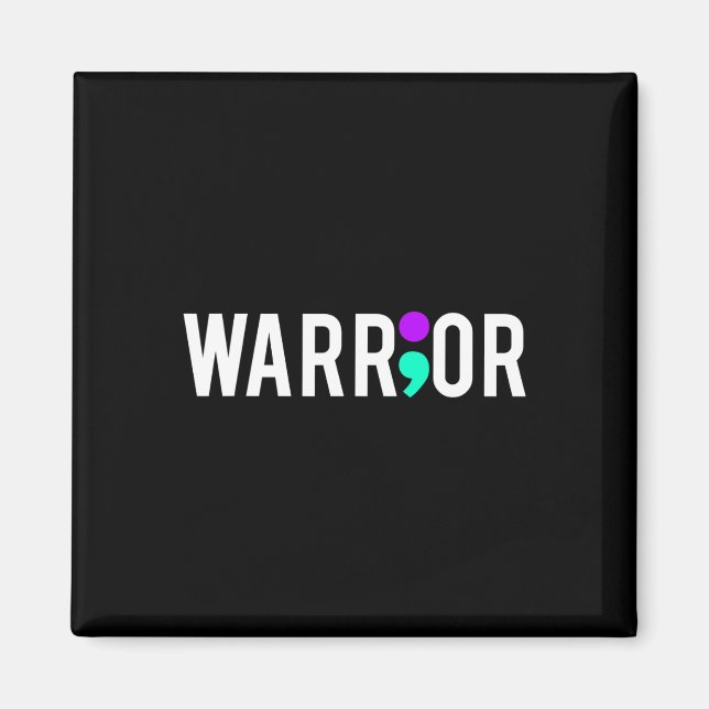 Selbstmordbewusstsein Krieger Design Geschenk für  Magnet (Vorne)