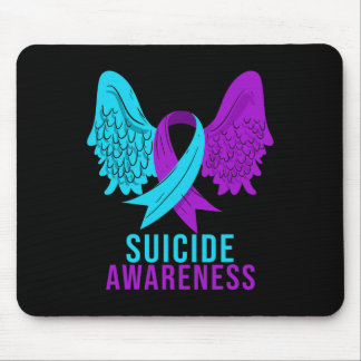 Selbstmordbewusstsein Ribbon Psychische Gesundheit Mousepad