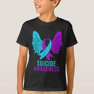 Selbstmordbewusstsein Ribbon Psychische Gesundheit T-Shirt