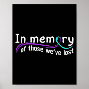 Selbstmordbewusstsein Selbstmordprävention Unterst Poster