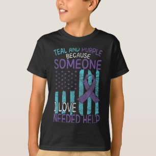 Selbstmordbewusstsein Selbstmordprävention Unterst T-Shirt