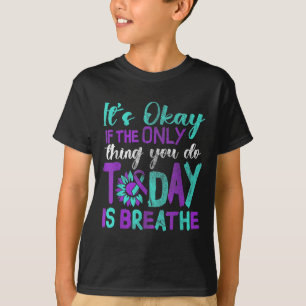 Selbstmordbewusstsein Selbstmordprävention Unterst T-Shirt