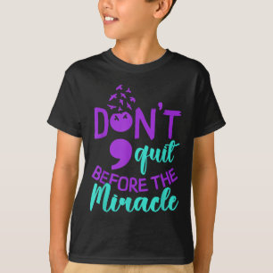 Selbstmordbewusstsein Selbstmordprävention Unterst T-Shirt
