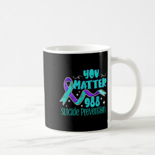 Selbstmordbewusstsein - Shirt 988 - Suizidpräventi Kaffeetasse