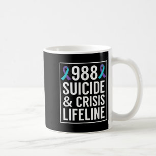 Selbstmordbewusstsein - Shirt 988 - Suizidpräventi Kaffeetasse