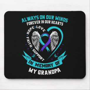 Selbstmordbewusstsein Shirt Großmutter Mütter Frau Mousepad