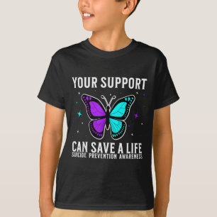 Selbstmordbewusstsein Unterstützen Selbstmordpräve T-Shirt